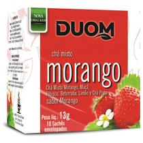 Chá Misto de Morango 10 Sachês 13g Duom