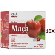 Chá Misto Maçã E Mate Tostado Vegano Cx.10 Sachês, Kit 10