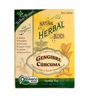 Chá Misto Orgânico Gengibre e Cúrcuma Tribal 22,5g