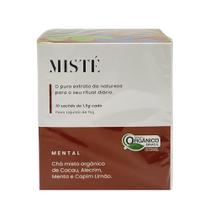 Chá Misto Orgânico Mental Sabor Cacau, Alecrim, Menta e Capim Limão Misté - 15g