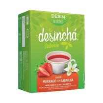 Chá Morango e Baunilha Desinchá 10 sachês 15g Chá Morango e Baunilha Desinchá 10 sachês 15g