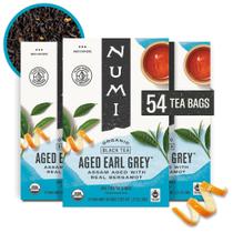 Chá Numi Aged Earl Grey Orgânico com 54 Sachês de Chá Preto