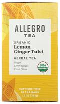 Chá Orgânico Allegro Coffee Limão Gengibre Tulsi 20 Sachês Chá Orgânico Allegro Coffee Limão Gengibre Tulsi 20 Sachês