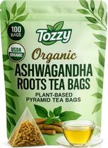 Chá Orgânico de Ashwagandha TOZZY com 100 Sachês à Base de Plantas Chá Orgânico de Ashwagandha TOZZY com 100 Sachês à Base de Plantas