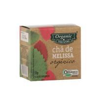 Chá orgânico de melissa em sachê Organic Saúde Natural