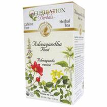 Chá orgânico de raiz de Ashwaganda 40 gramas da Celebration Herbals (pacote com 2)