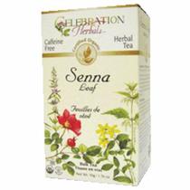 Chá Orgânico de Senna Celebration Herbals - 50g (Pacote com 4)