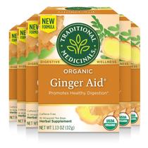 Chá Orgânico Ginger Aid da Traditional Medicinals, 96 Sachês