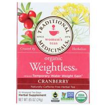 Chá orgânico sem peso de cranberry 16 sacos da Traditional Medicinals (pacote com 4)