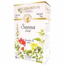 Chá Orgânico Senna Leaf 24 Saquinhos da Celebration Herbals (pacote com 6)