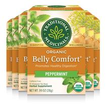 Chá Orgânico Traditional Medicinals Belly Comfort de Hortelã-pimenta 96 Sachês Chá Orgânico Traditional Medicinals Belly Comfort de Hortelã-pimenta 96 Sachês