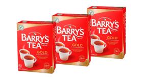 Chá Preto Barry's Tea Gold Blend 80 sachês 3 unidades Chá Preto Barry's Tea Gold Blend 80 sachês 3 unidades