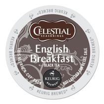 Chá preto Celestial Seasonings English Breakfast K-Cup 24 ct