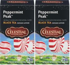 Chá preto Celestial Seasonings Peppermint Peak 40 sacos