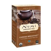 Chá preto de café da manhã chinês 18 saquinhos da Numi Tea (pacote com 4)