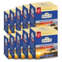 Chá Preto Descafeinado Ahmad Tea Kit 10 Caixas De 10 Sachês