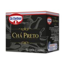 Chá Preto Dr. Oetker Caixa 18g com 10 Saquinhos
