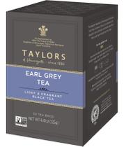 Chá Preto Earl Grey Taylors of Harrogate 50 Sachês