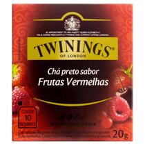 Chá Preto Frutas Vermelhas 20G - Caixa com 10 Unid