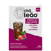 Chá Preto Gelado Leão Frutas Vermelhas 10 Un 25g