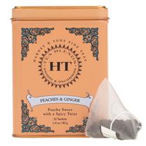 Chá Preto Harney & Sons Pêssego e Gengibre 20 Sachês Chá Preto Harney & Sons Pêssego e Gengibre 20 Sachês