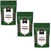 Chá Preto Linha Premium Natural Kit 3 Pacotes Chamel