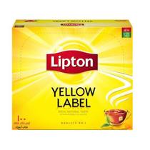 Chá Preto Lipton Yellow Label - Caixa com 100 Sachês Clássico e Saboroso