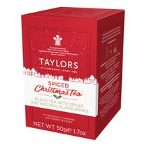 Chá Preto Natalino Temperado Taylors of Harrogate com 120 Sachês