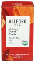 Chá Preto Orgânico Descafeinado Allegro Coffee 20 Sachês Chá Preto Orgânico Descafeinado Allegro Coffee 20 Sachês
