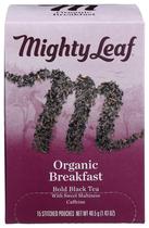 Chá Preto Orgânico Mighty Leaf English Breakfast 15 Sachês Chá Preto Orgânico Mighty Leaf English Breakfast 15 Sachês