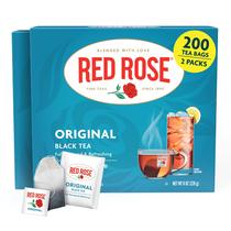 Chá Preto Original Red Rose com 200 Sachês - Pacote com 2 Chá Preto Original Red Rose com 200 Sachês - Pacote com 2