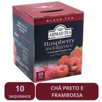 Chá Preto Raspberry Indulgence Ahmad Tea London 10 Sachês