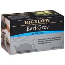Chá preto Tea Bigelow Earl Grey com cafeína 120 saquinhos de chá