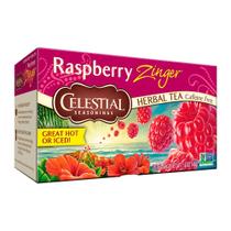 Chá raspberry celestial seasonings 20 sachês 32g