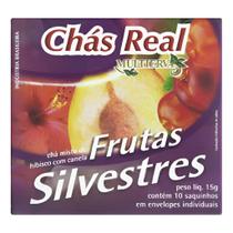 Chá Real 15g Frutas Silvestres Com 10 Saquinhos - 4 Unidades Chá Real 15g Frutas Silvestres Com 10 Saquinhos - 4 Unidades