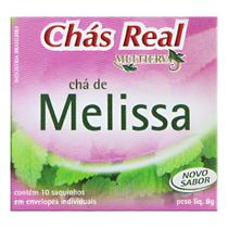 Chá Real 8g - Melissa - Com 10 Saquinhos - 4 Unidades