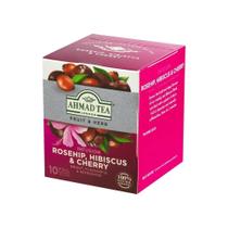 Chá Roseship Hibiscus e Cherry Ahmad Tea 20g