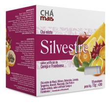 Chá Silvestre Chá Mais Sabor Cereja E Framboesa - 10 Sachês