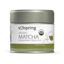 Chá Solspring Matcha Cerimonial Orgânico Mercola 23 Porções