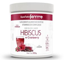 Chá Solúvel (200g) - Sabor: Hibisco c/ Cramberry - Apisnutri