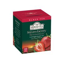 Chá strawberry morango ahmad tea london 10 peças 20g