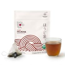 Chá SUGIMOTO HOJICHA Orgânico Verde Torrado 12 Sachês