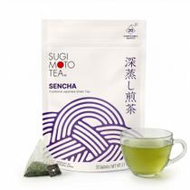 Chá SUGIMOTO TEA Sencha Fukamushi Chá Verde em Sachês 20 unidades Chá SUGIMOTO TEA Sencha Fukamushi Chá Verde em Sachês 20 unidades