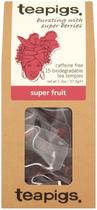 Chá teapigs Super Fruit 15 sachês Sem cafeína Chá teapigs Super Fruit 15 sachês Sem cafeína