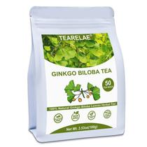 Chá TEARELAE Ginkgo Biloba 50 saquinhos de chá 100% folhas puras