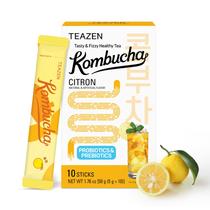 Chá TEAZEN Kombucha de Citron Sem Açúcar 10 Sachês 50g Chá TEAZEN Kombucha de Citron Sem Açúcar 10 Sachês 50g