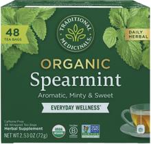 Chá Traditional Medicinals Organic Spearmint 48 saquinhos de chá