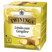Chá Twinings 10 Unidades Sabor Limão e Gengibre
