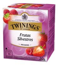 Cha Twinings 20G DP com 10 saches Fruta Silvestre Cha Twinings 20G DP com 10 saches Fruta Silvestre