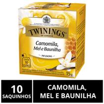 Chá Twinings, Camomila, Mel e Baunilha, Caixa com 10 Sachês